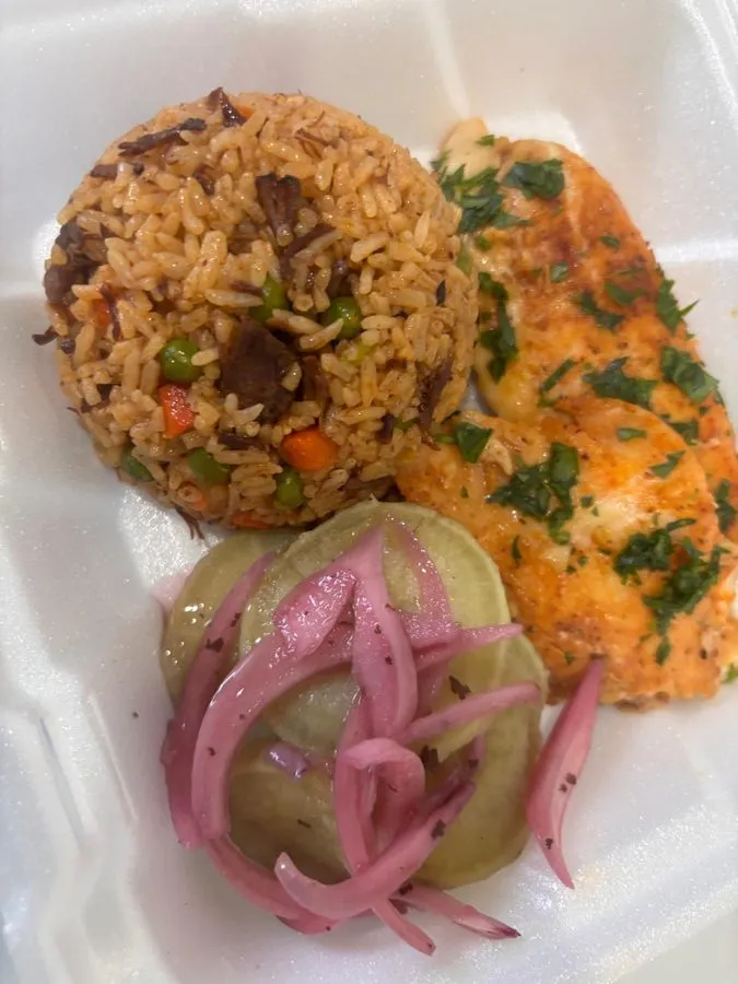 Salmón a la plancha